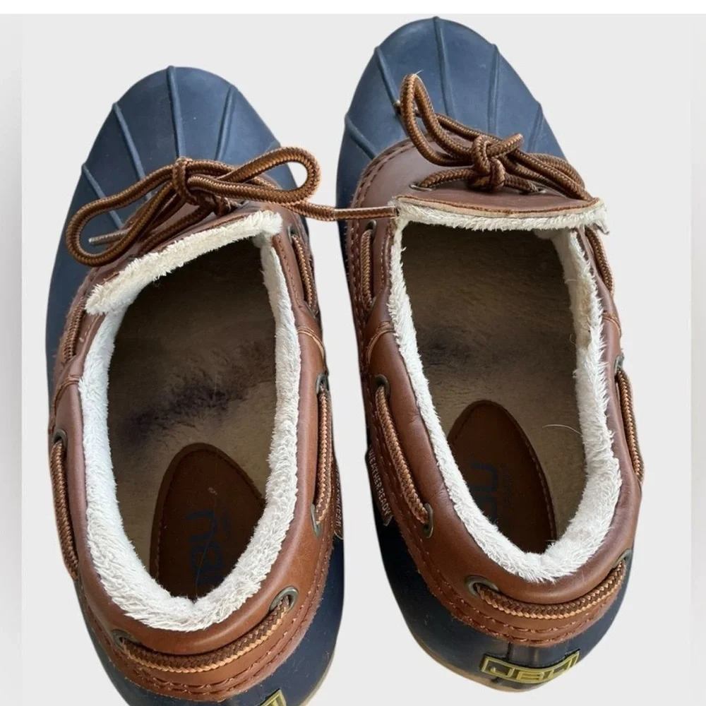 JBU by Jambu Gwen Faux Fur Lined Duck Shoes Women’s 10 Blue Brown